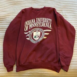 Indiana University of Pennsylvania Maroon Sweater